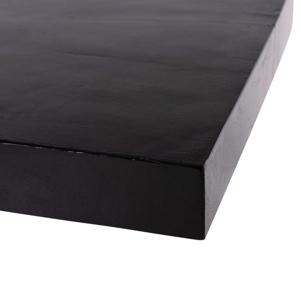 KONSOLE MASSIVES TEAK NATURSCHWARZ 150X40X80H