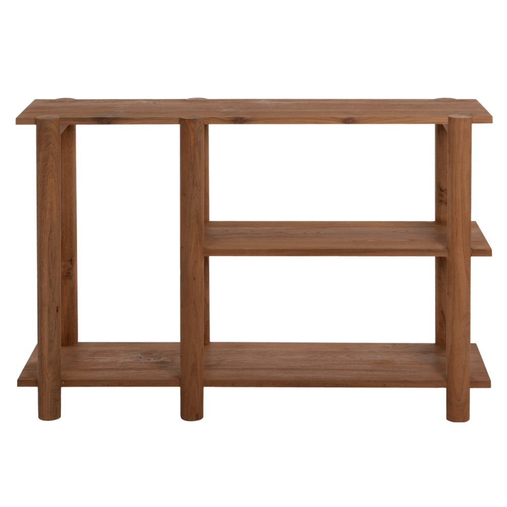 KONSOLE KUTAI RECYCELTES TEAKHOLZ IN NATÜRLICHER RUSTIKALFARBE 120x35x80Hcm