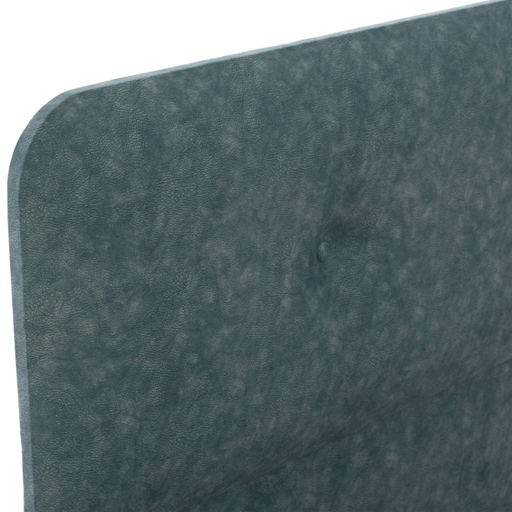DOLORES BED IN LIGHT GREEN FABRIC FOR MATTRESS 90x200 cm.