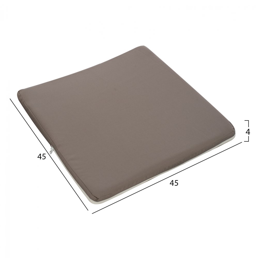 CHIOS chair cushion made of polyester in gray tone