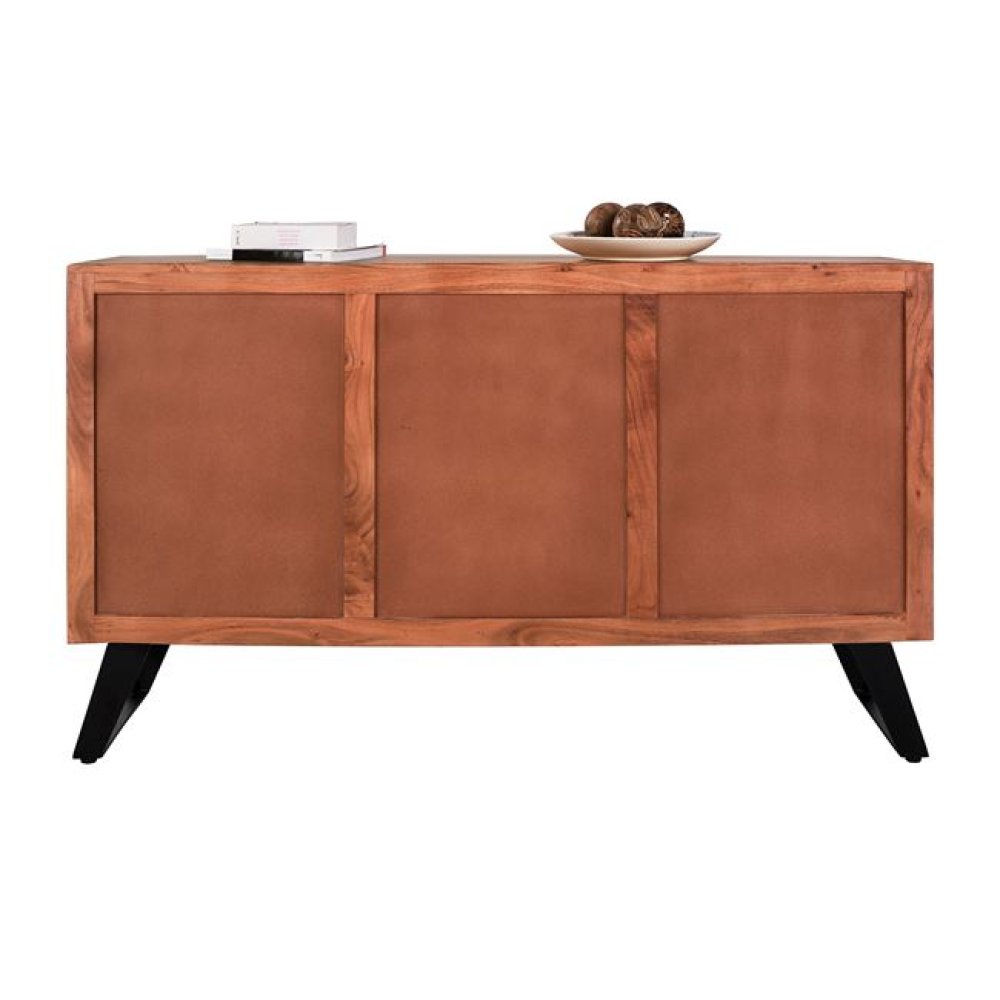 Fansi chest of drawers made of solid acacia wood 150 x 45 x 86 cm