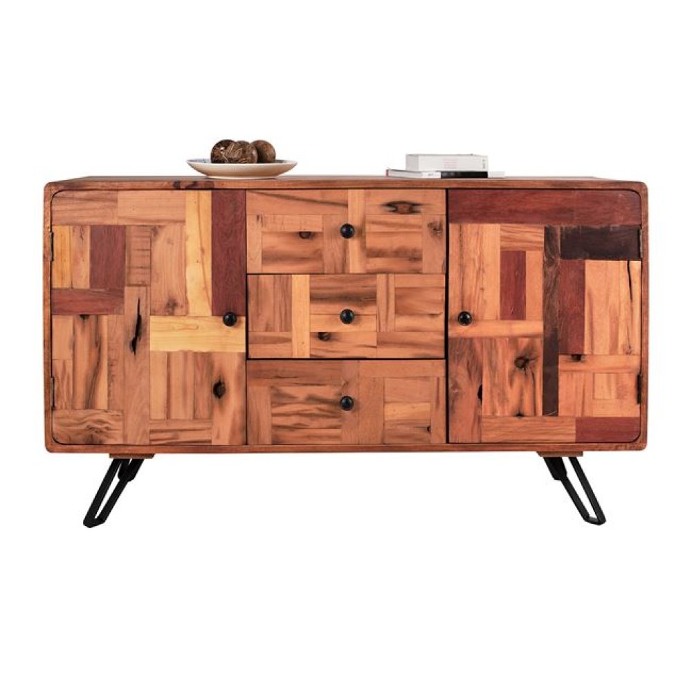 Chest of drawers Jaida made of mango wood 140x 40 x 80 cm