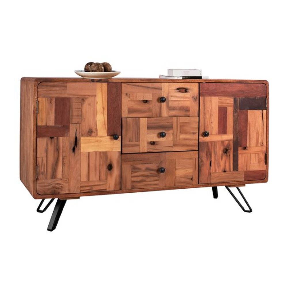 Chest of drawers Jaida made of mango wood 140x 40 x 80 cm