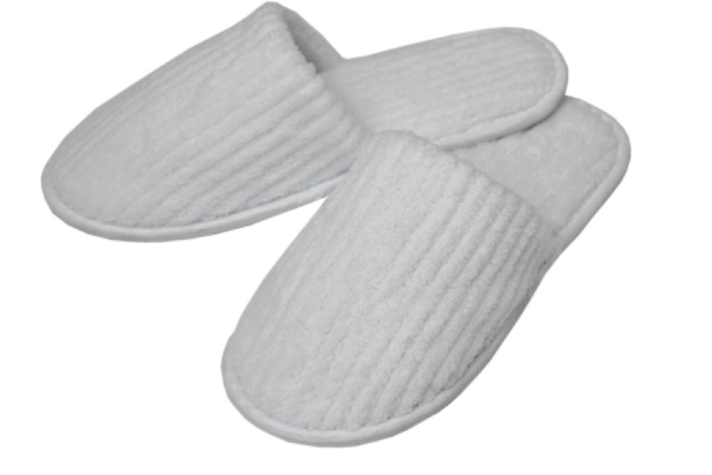 HS 051 Closed slipper with non-slip bottom, Stripe