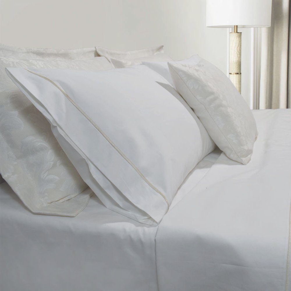 Hotel Bettlaken 300TC 100% Baumwolle Satin in weiß