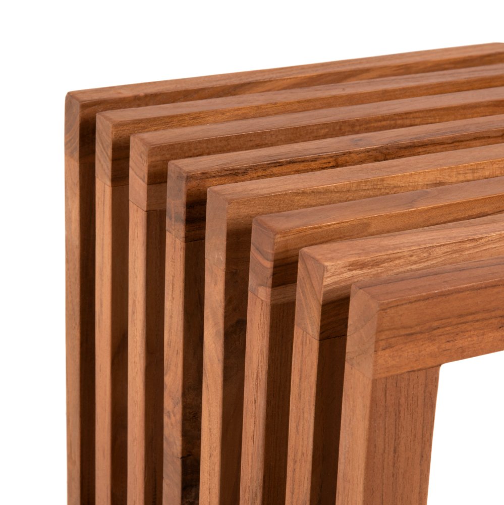 BANK MASSIVES TEAKHOLZ 139,5x34,5x48,5Hcm