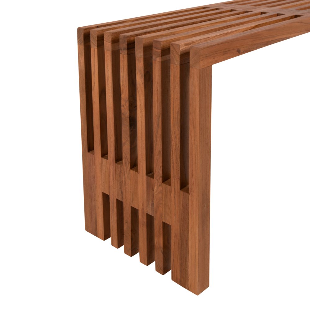 BANK MASSIVES TEAKHOLZ 139,5x34,5x48,5Hcm