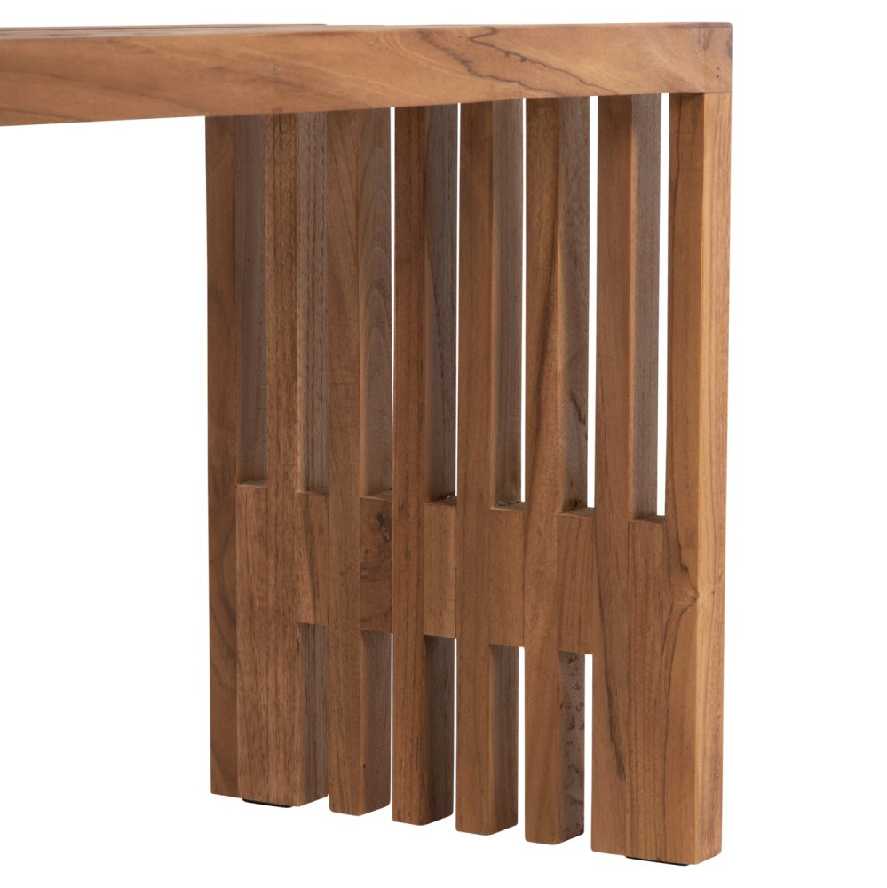 BANK MASSIVES TEAKHOLZ 139,5x34,5x48,5Hcm