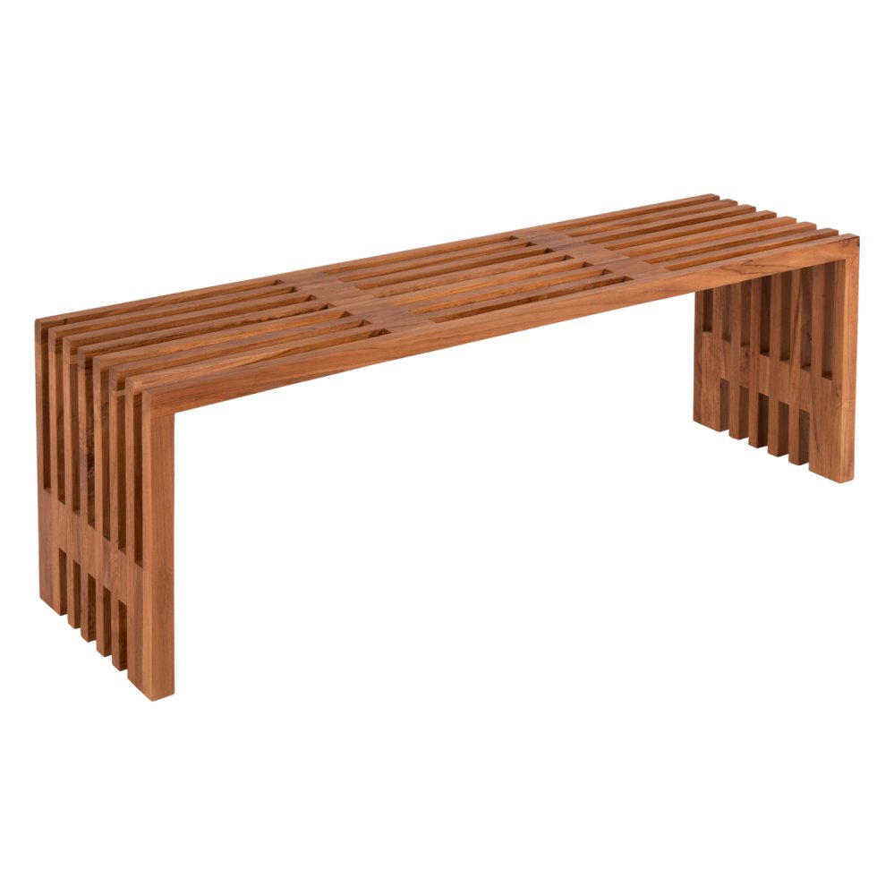 BANK MASSIVES TEAKHOLZ 139,5x34,5x48,5Hcm