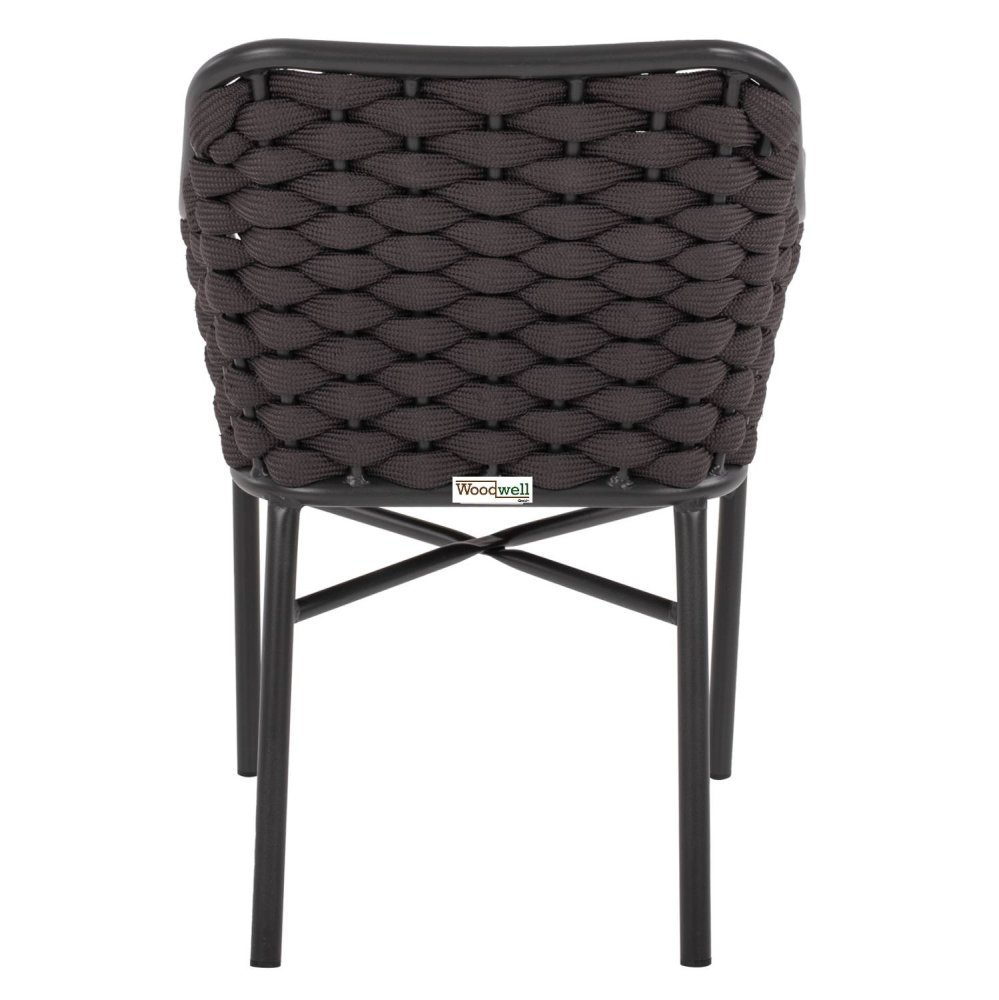 ALUMINIUMSESSEL MIT SEIL – GRAU 56x58x76cm