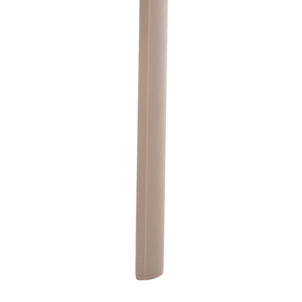 SESSEL ALUMINIUM CHAMPAGNER RAHMEN UND TEXTLINE - RÜCKENLEHNE AUS RATTAN IN BEIGE 57x63x82Hcm