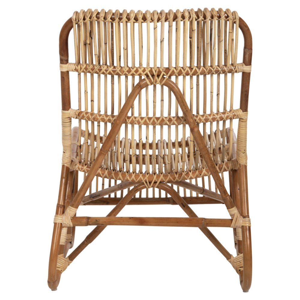 SESSEL BRONNY FÜR DEN AUSSENBEREICH RATTAN IN NATÜRLICH 60x82x92Hcm