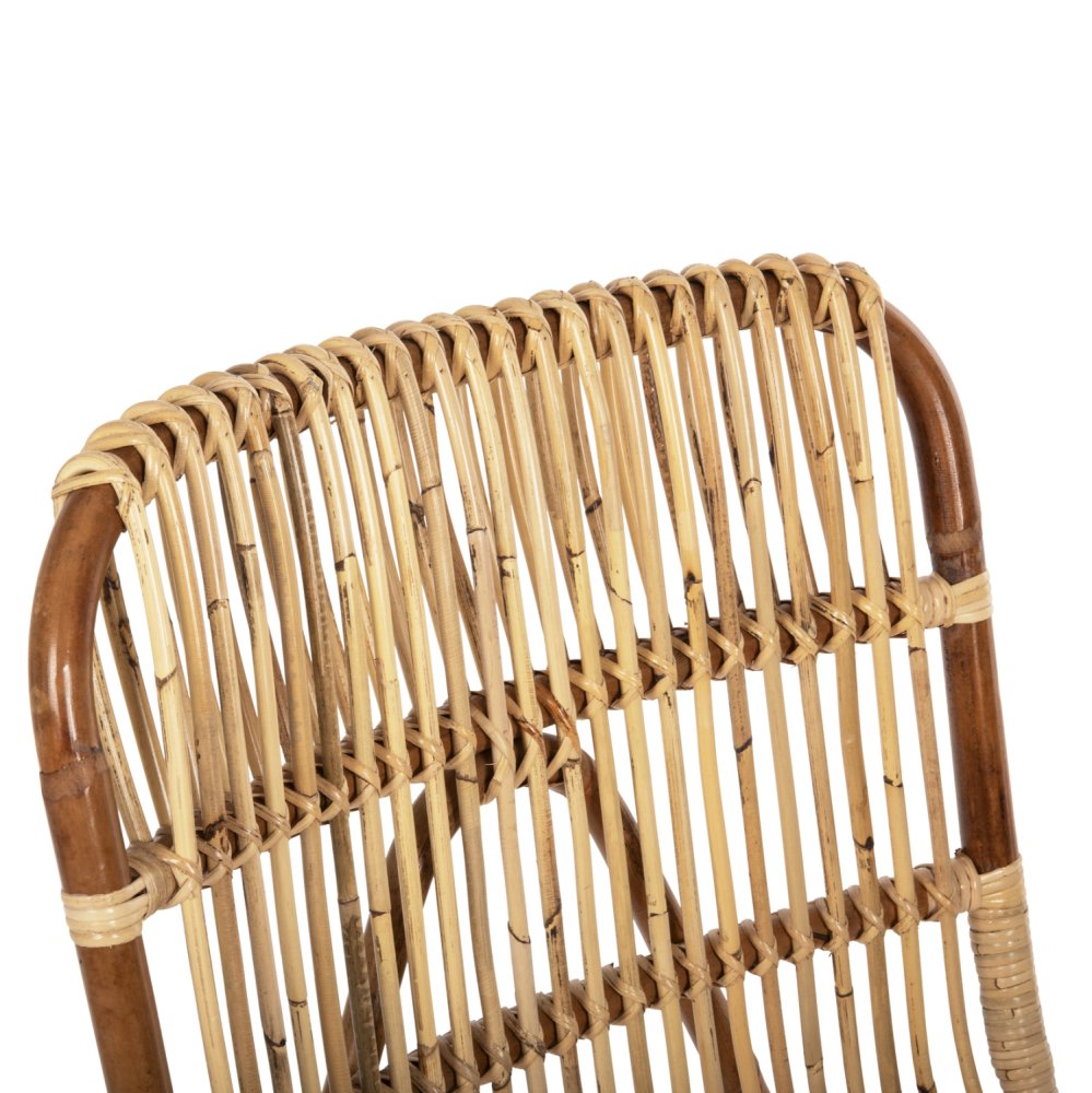 SESSEL BRONNY FÜR DEN AUSSENBEREICH RATTAN IN NATÜRLICH 60x82x92Hcm