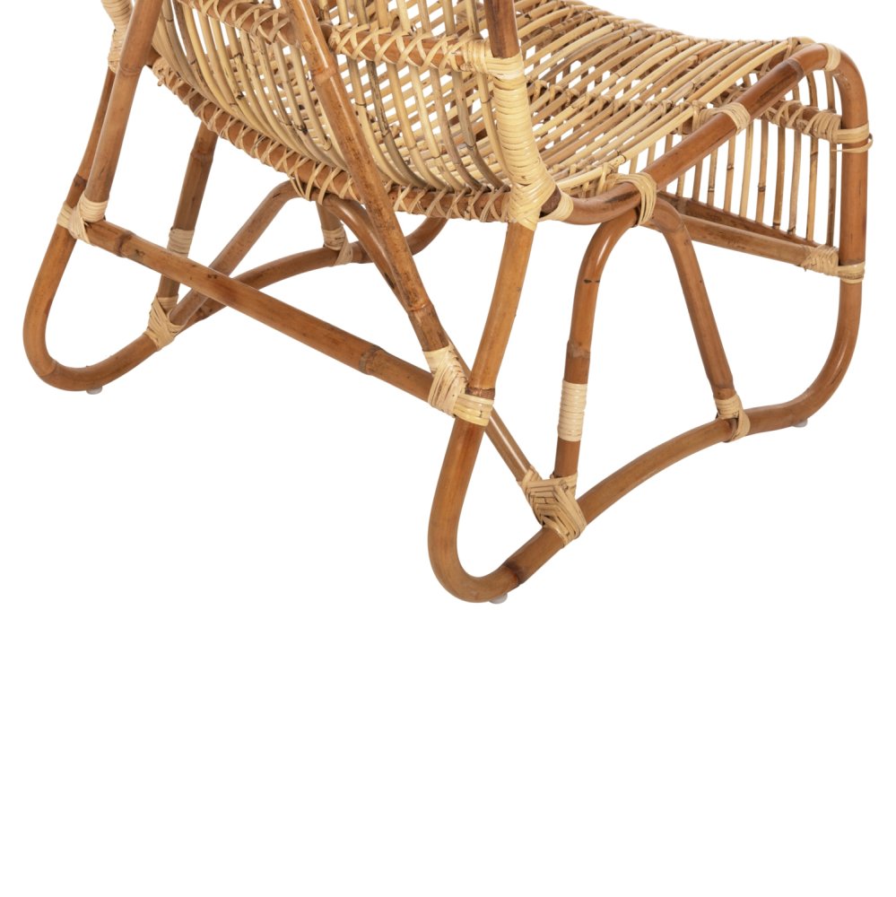 SESSEL BRONNY FÜR DEN AUSSENBEREICH RATTAN IN NATÜRLICH 60x82x92Hcm