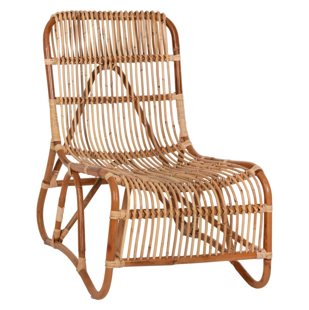 SESSEL BRONNY FÜR DEN AUSSENBEREICH RATTAN IN NATÜRLICH 60x82x92Hcm