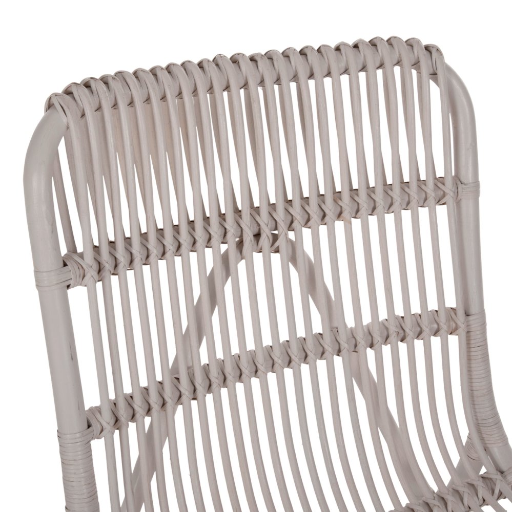 ΠΟΛΥΘΡΟΝΑ BRONNY ΕΞΩΤ.ΧΩΡΟΥ RATTAN ΣΕ ΛΕΥΚΟ ΧΡΩΜΑ 60x82x92Υ εκ.