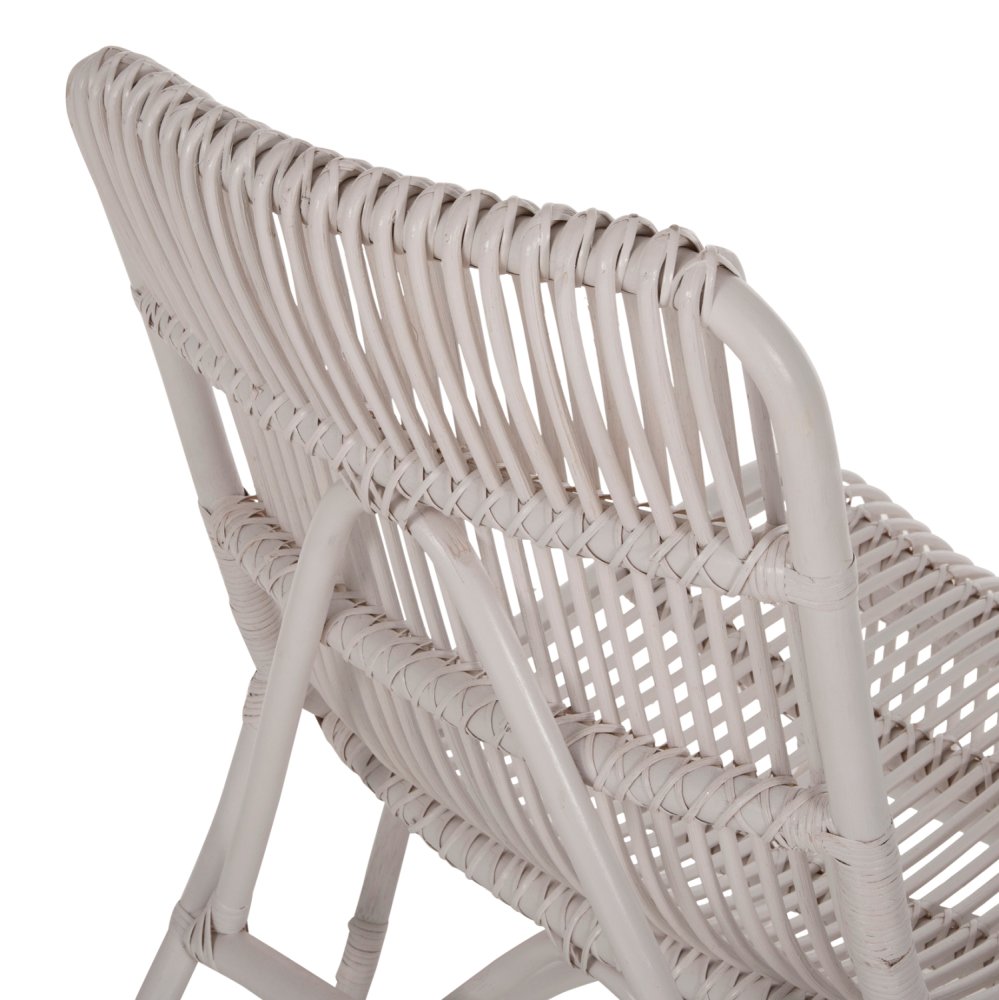 ΠΟΛΥΘΡΟΝΑ BRONNY ΕΞΩΤ.ΧΩΡΟΥ RATTAN ΣΕ ΛΕΥΚΟ ΧΡΩΜΑ 60x82x92Υ εκ.