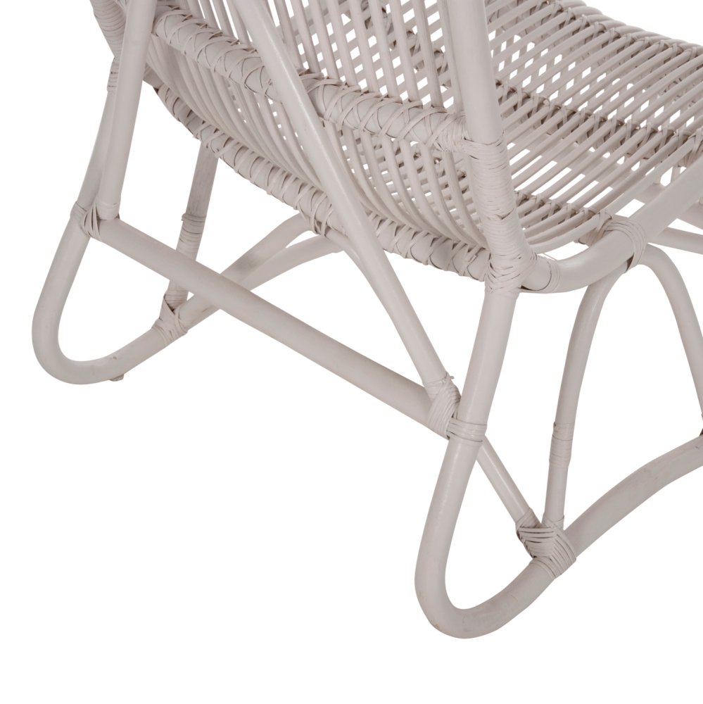ΠΟΛΥΘΡΟΝΑ BRONNY ΕΞΩΤ.ΧΩΡΟΥ RATTAN ΣΕ ΛΕΥΚΟ ΧΡΩΜΑ 60x82x92Υ εκ.