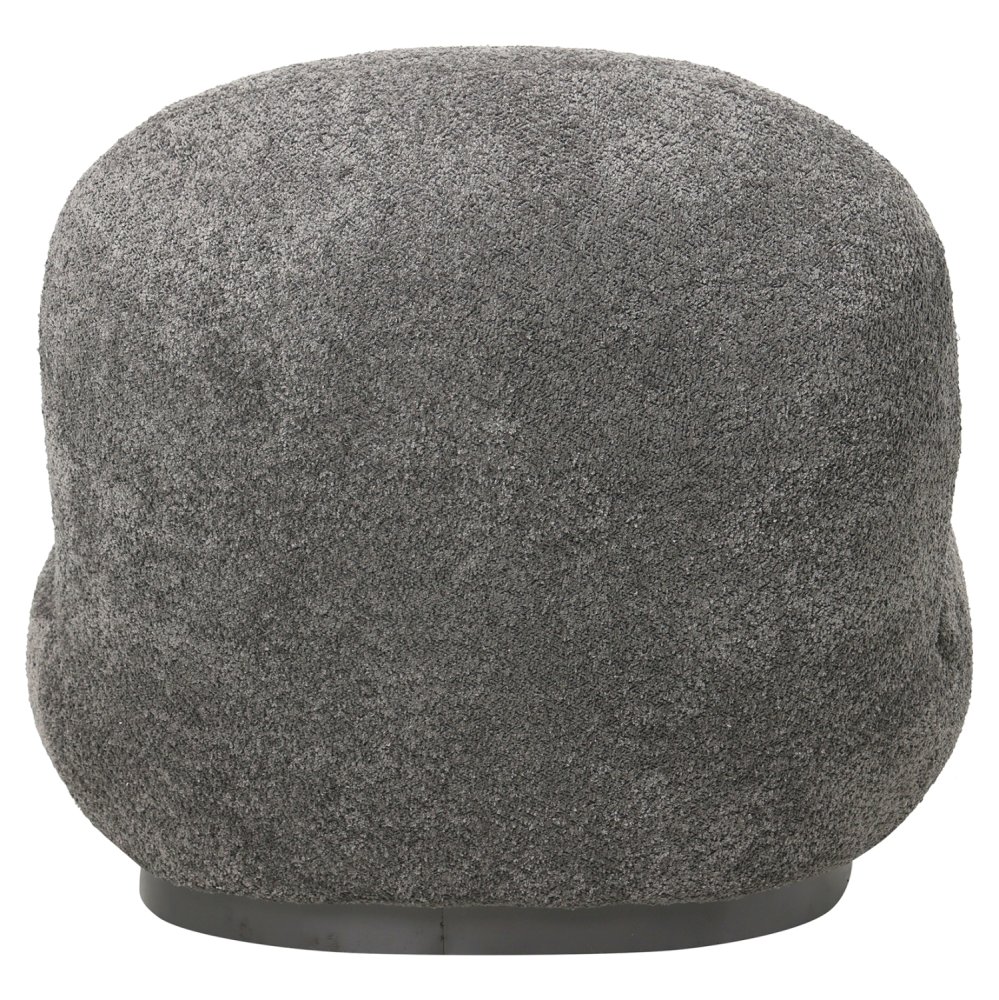 ARMCHAIR GREY BOUCLE FABRIC 85x82x77Hcm