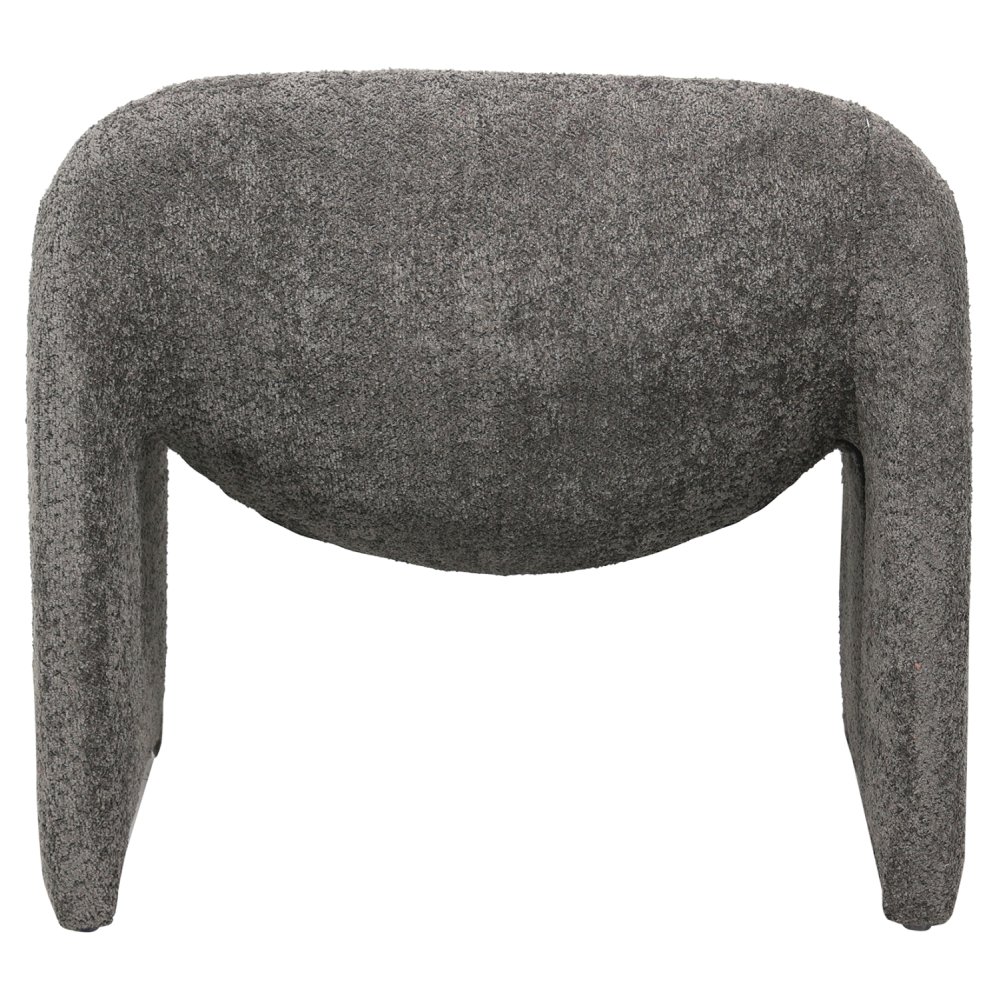 SESSEL MIT GRAUEM BOUCLE-STOFF 81x64x74cm