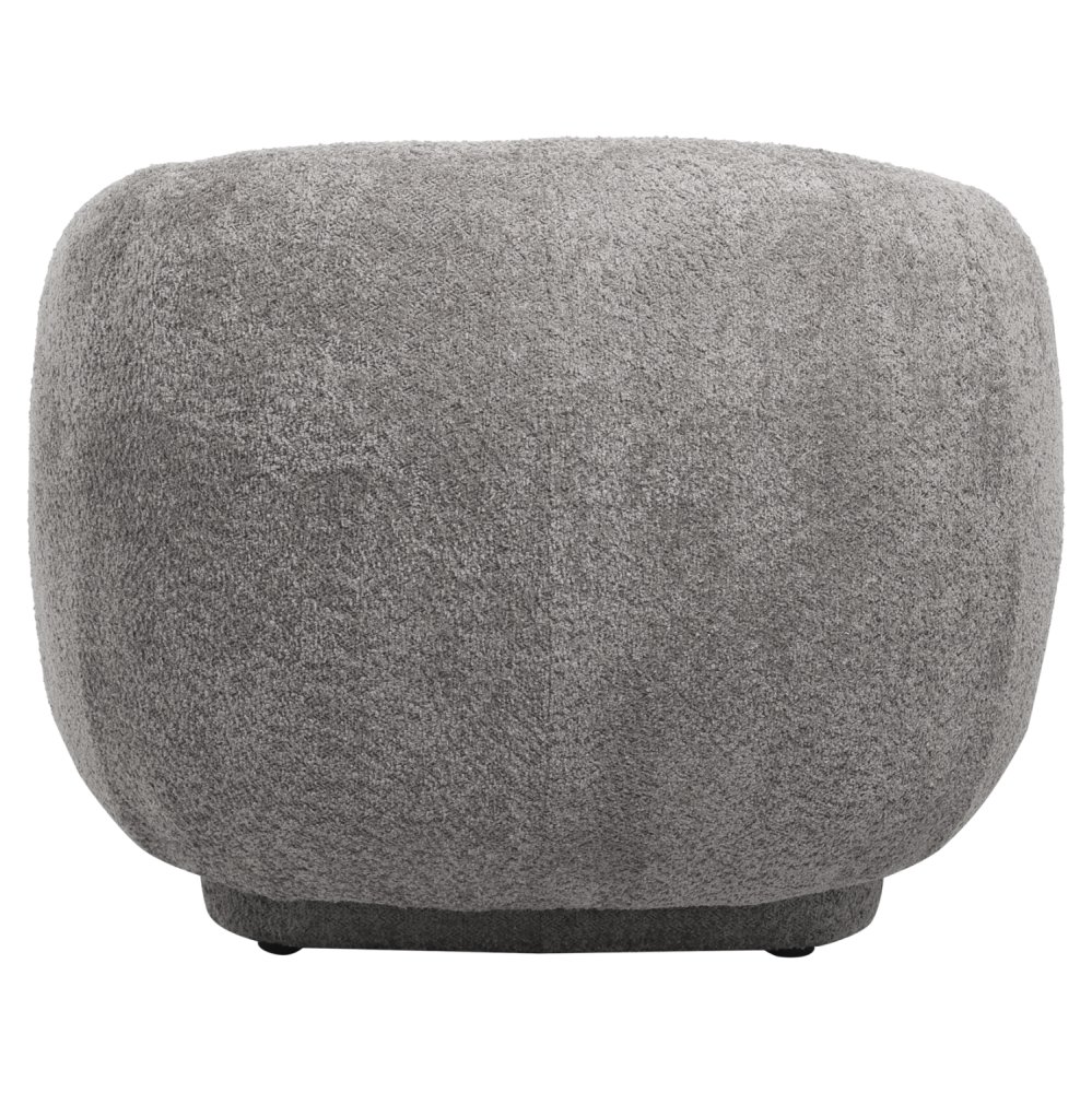 SESSEL GRAU BOUCLE-STOFF 93x87x78H cm