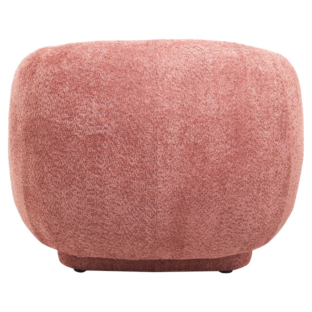 ARMCHAIR PINK BOUCLE FABRIC 93x87x78H cm