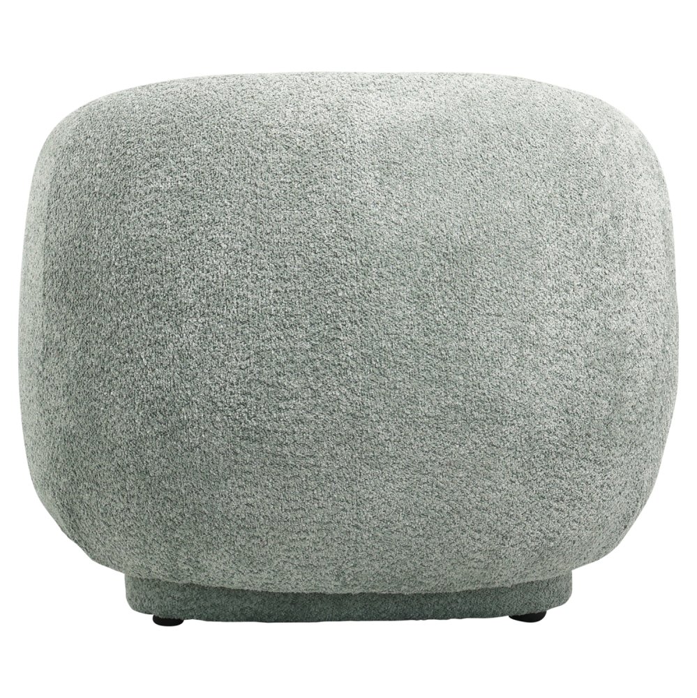 ARMCHAIR PISTACHIO GREEN BOUCLE FABRIC 93x87x78H cm