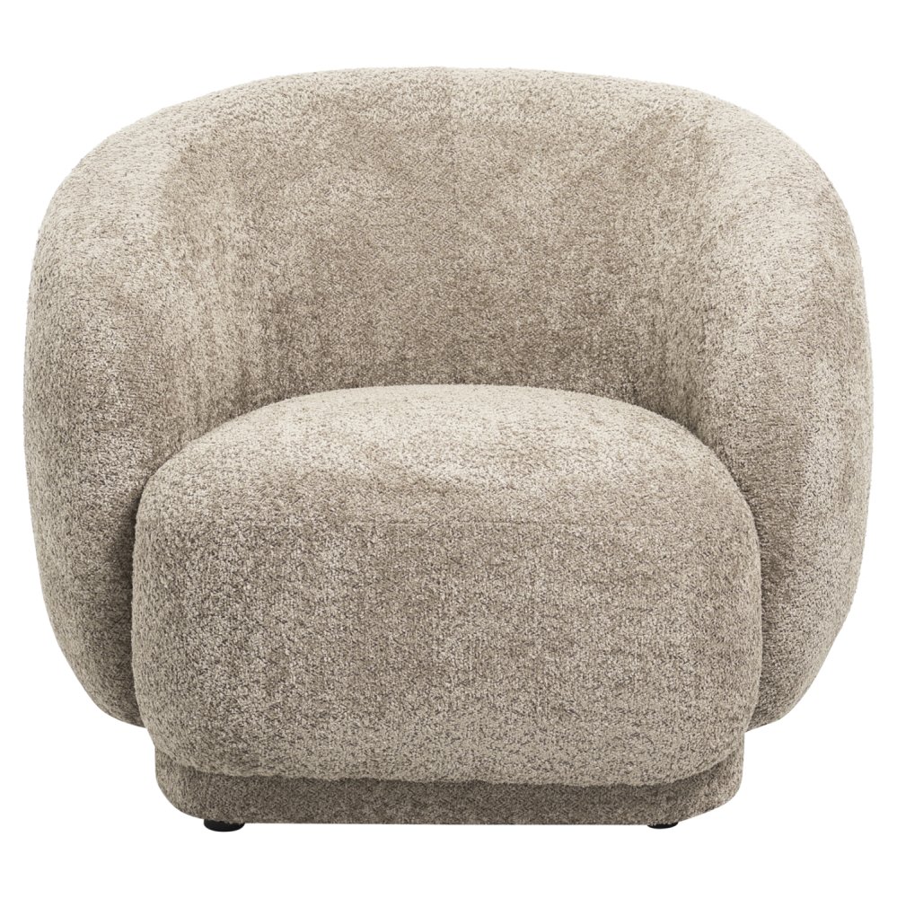 SESSEL BEIGE BOUCLE STOFF 93x87x78H cm