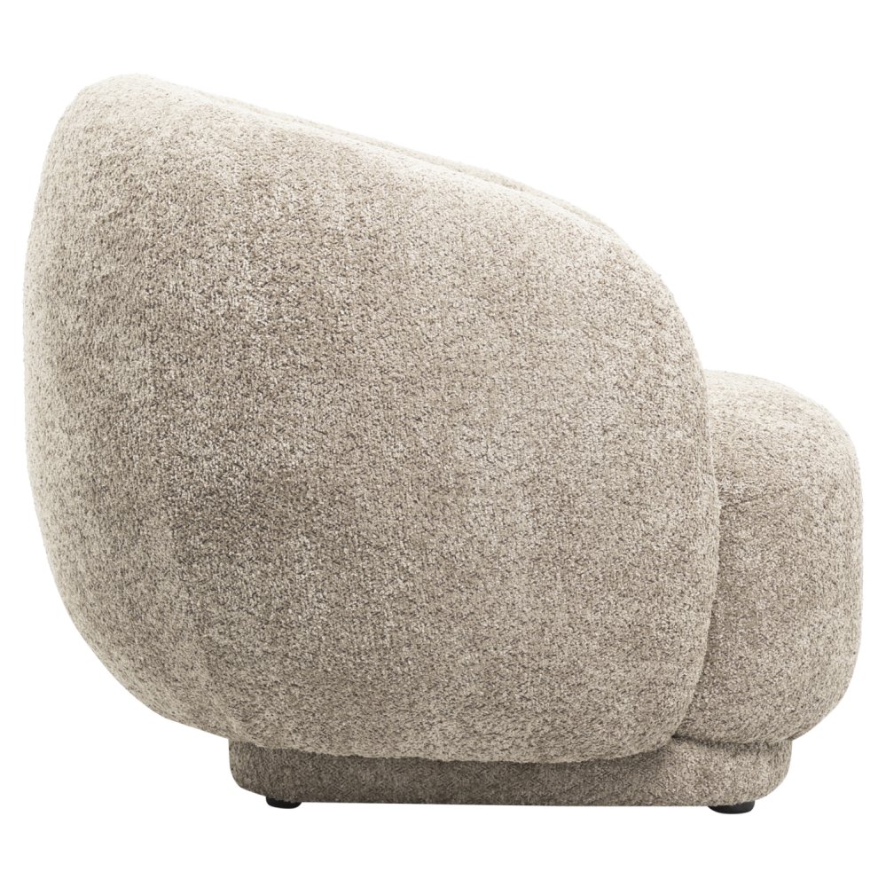 SESSEL BEIGE BOUCLE STOFF 93x87x78H cm
