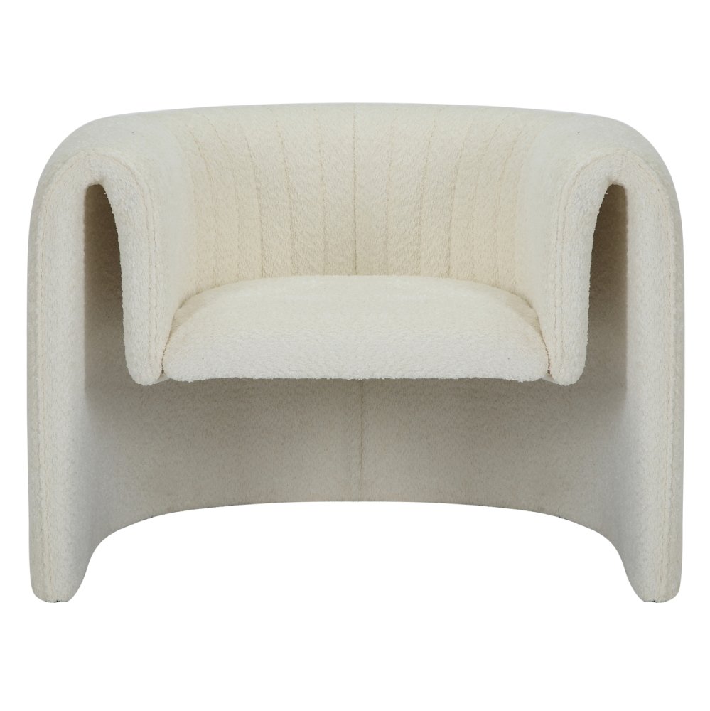 SESSEL METALLGESTELL-WEIßER STOFF 92x74x69Hcm