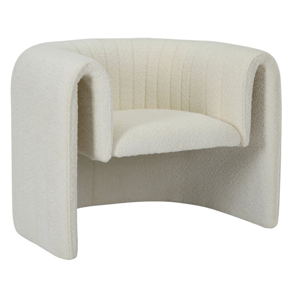SESSEL METALLGESTELL-WEIßER STOFF 92x74x69Hcm