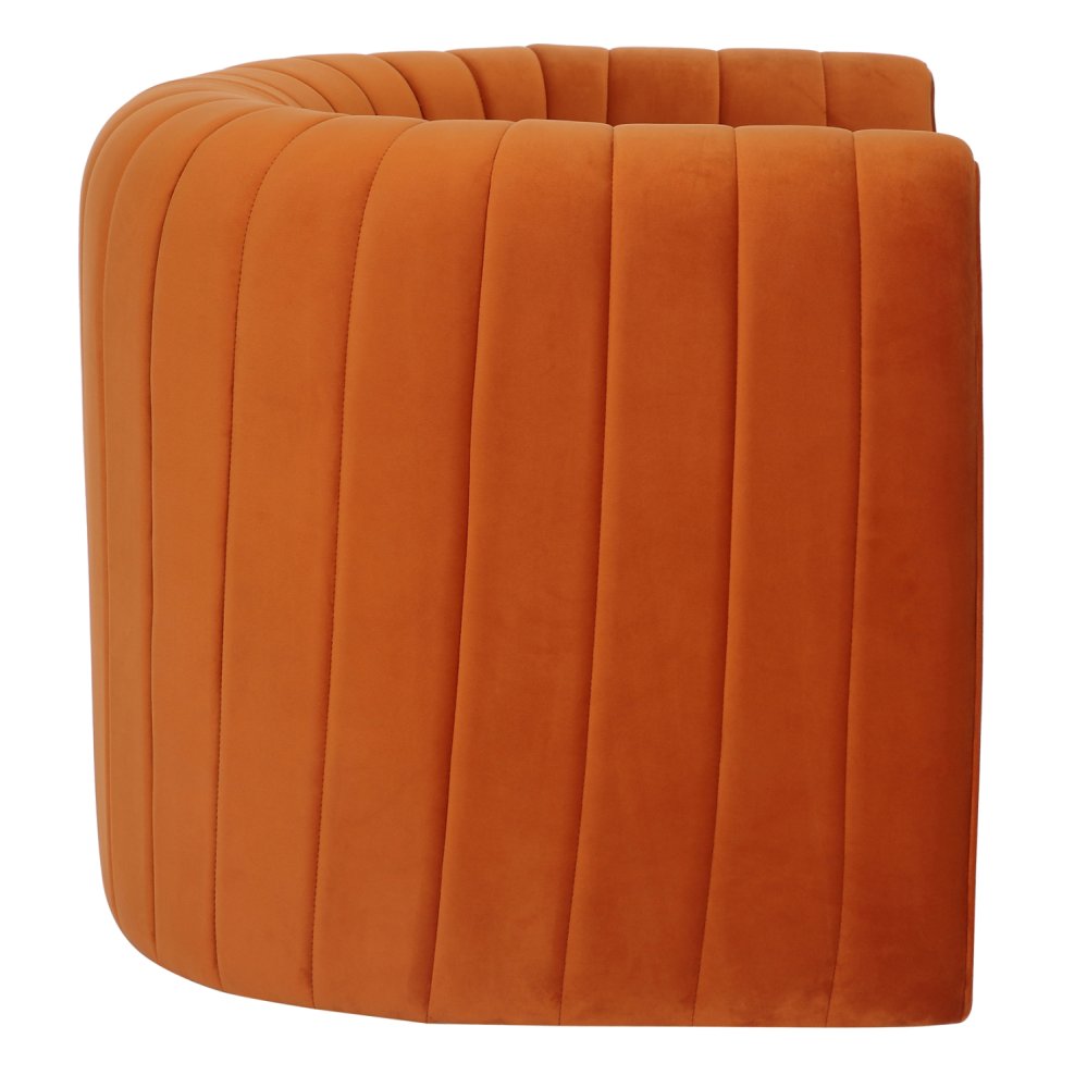 SESSEL METALLGESTELL-ORANGER SAMT 92x74x69Hcm