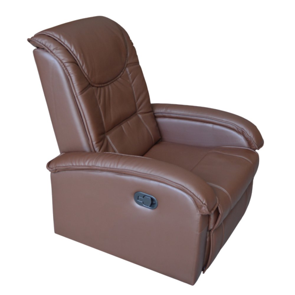 "Relax Me" sessel aus kunstleder mit massagefunktion in braun