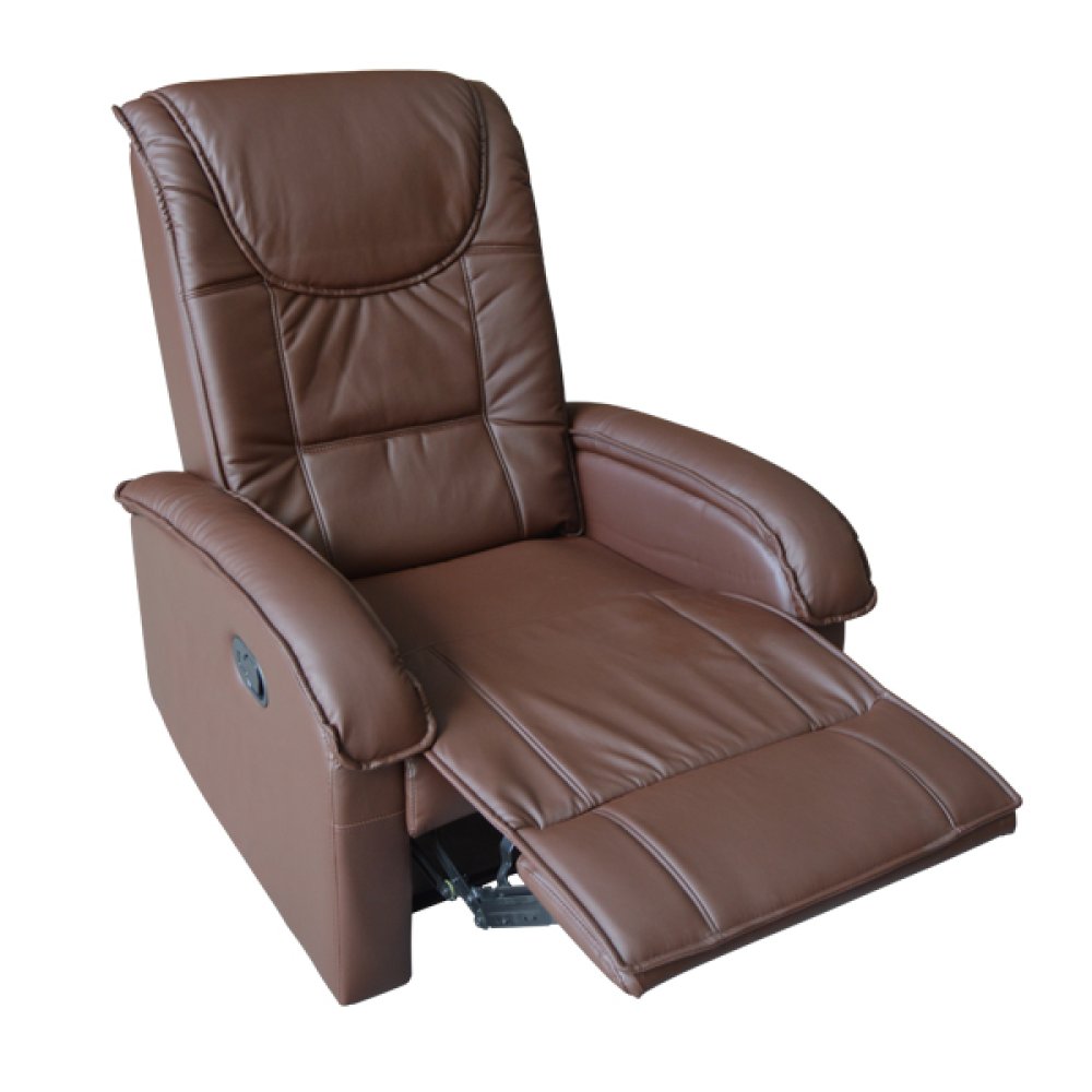 "Relax Me" sessel aus kunstleder mit massagefunktion in braun