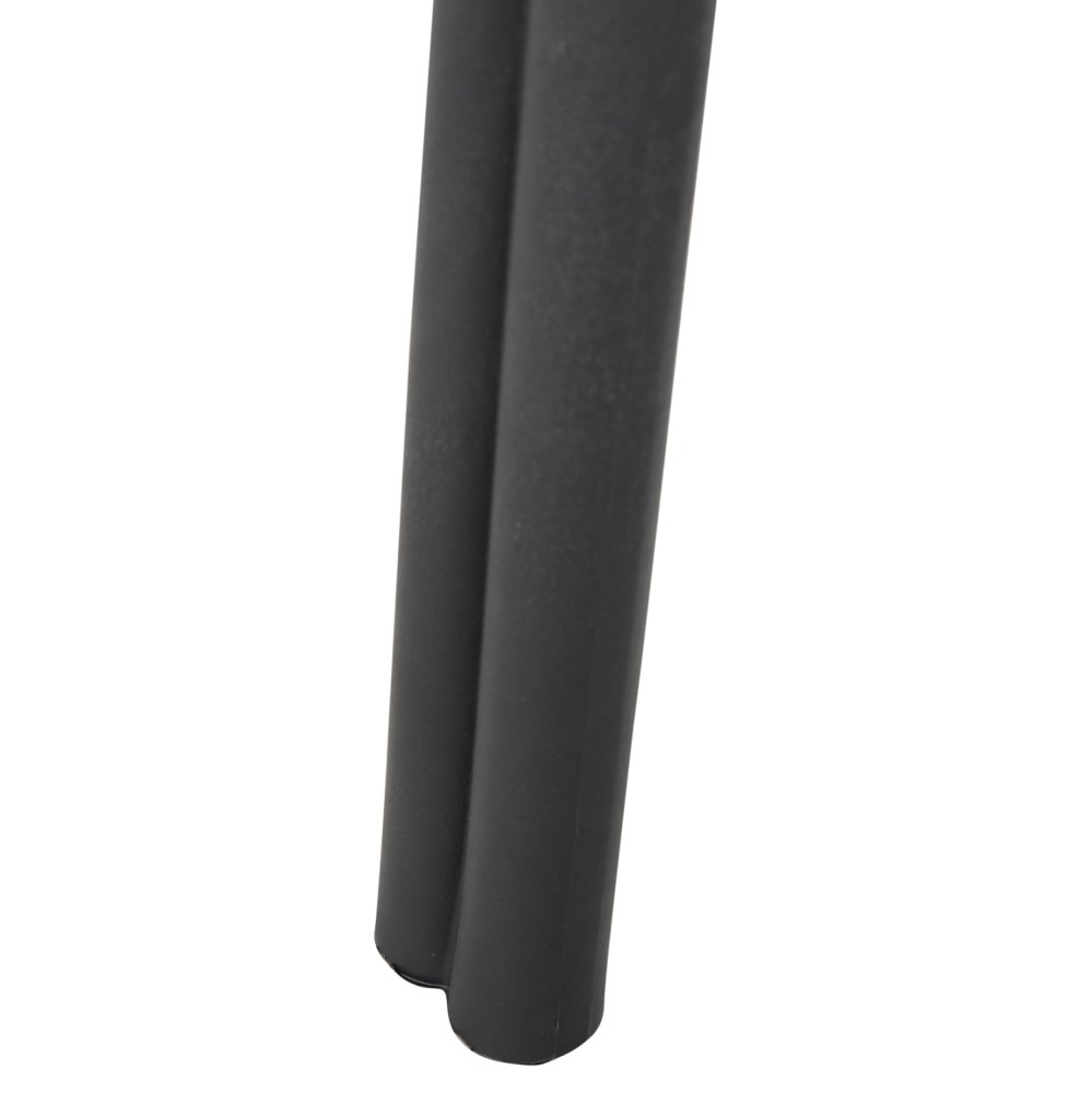 SESSEL AUS POLYPROPYLEN, BAMBUS-OPTIK, SCHWARZ, 63 x 59 x 81 cm