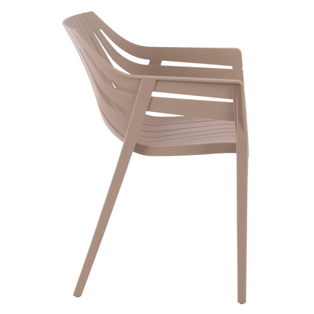 Moderner Sessel aus Polypropylen in Beige