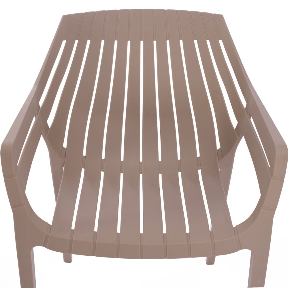 Moderner Sessel aus Polypropylen in Beige