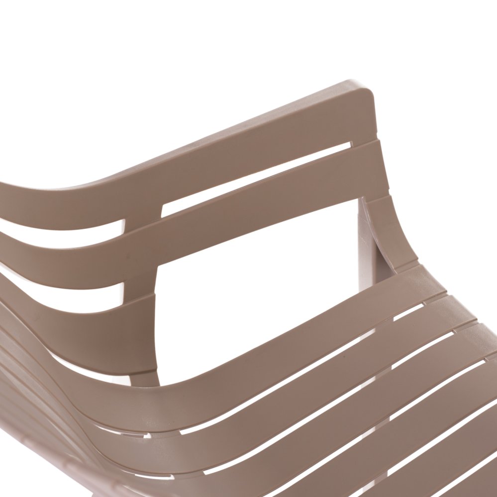 Moderner Sessel aus Polypropylen in Beige