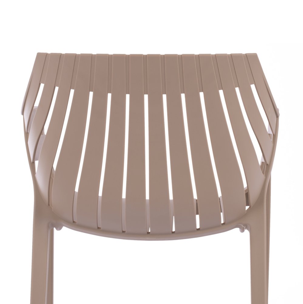 Moderner Sessel aus Polypropylen in Beige