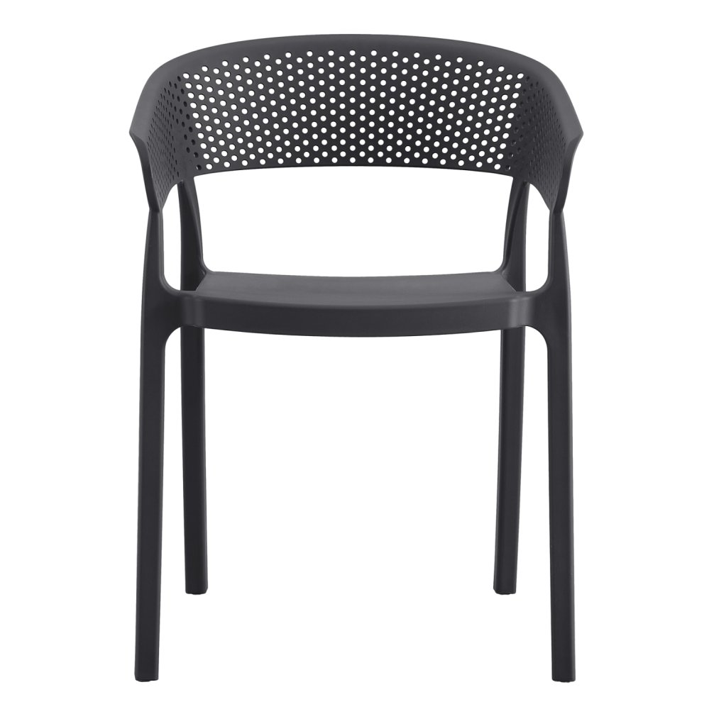 SESSEL POLYPROPYLEN IN GRAU 53,5x50,5x73cm