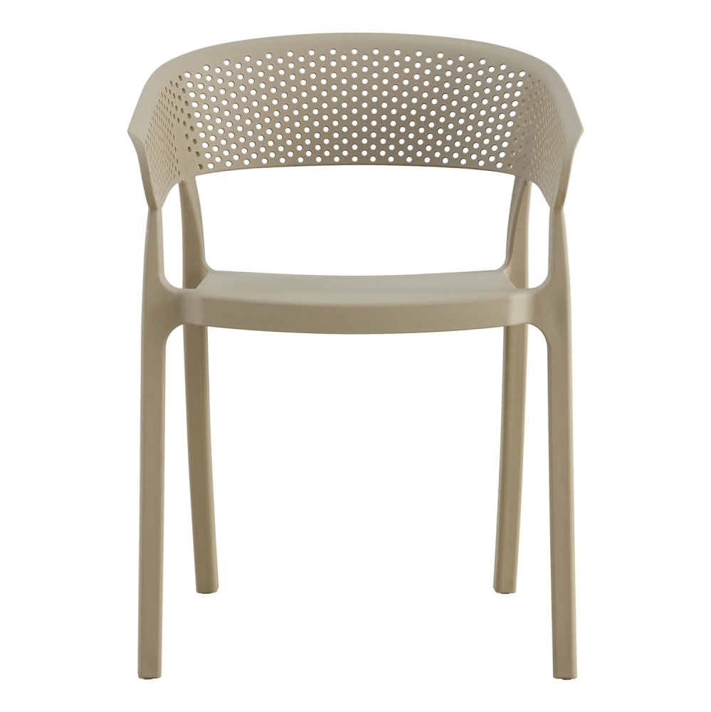 SESSEL POLYPROPYLEN IN BEIGE 53,5x50,5x73cm