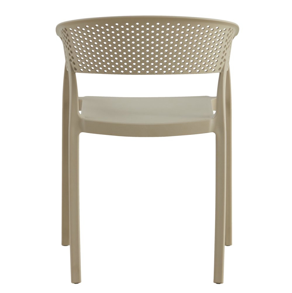 SESSEL POLYPROPYLEN IN BEIGE 53,5x50,5x73cm
