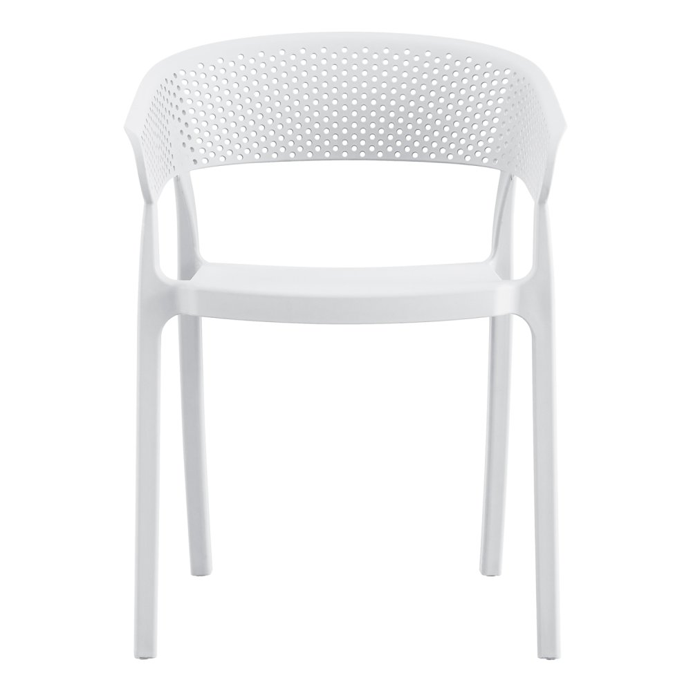SESSEL POLYPROPYLEN IN WEIß 53,5x50,5x73cm