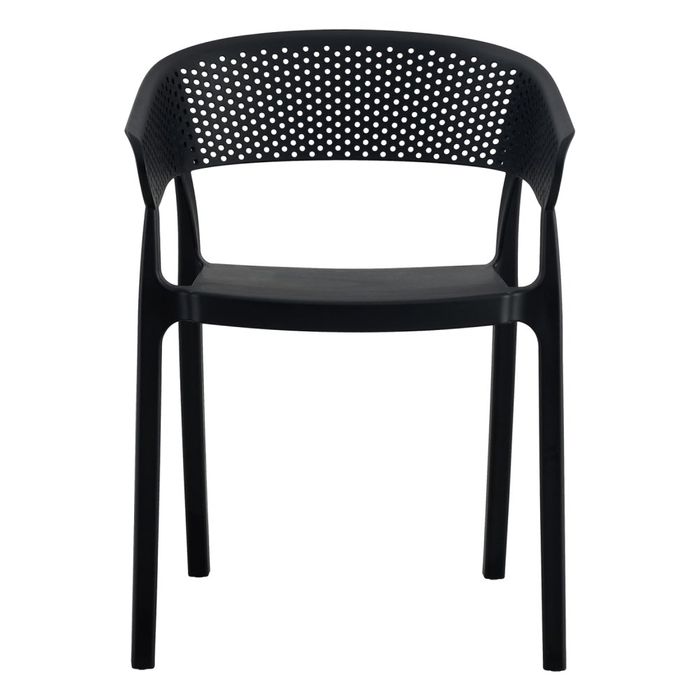 SESSEL POLYPROPYLEN IN SCHWARZ 53,5x50,5x73cm