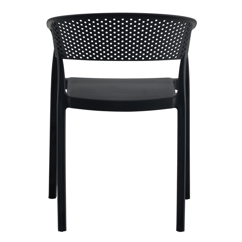 SESSEL POLYPROPYLEN IN SCHWARZ 53,5x50,5x73cm