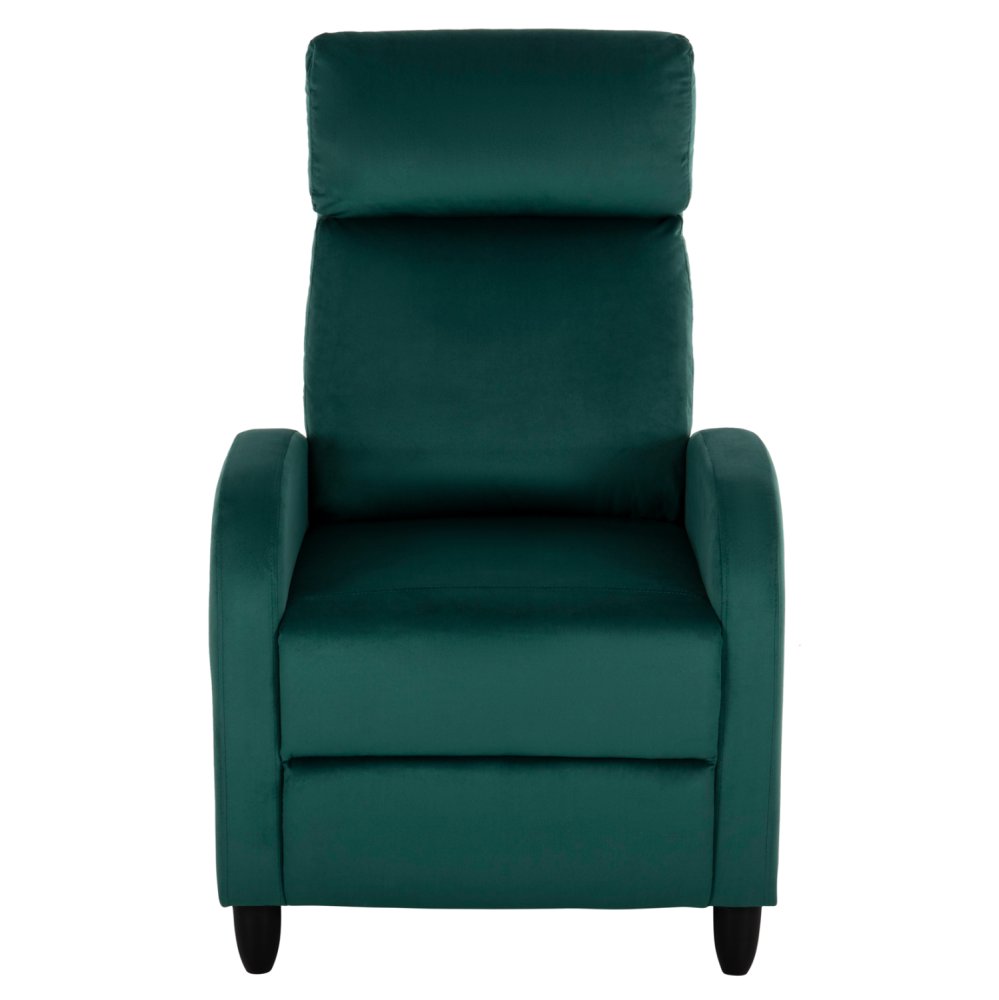 SESSEL RELAX GRÜN SAMT 67,5x90x104Hcm