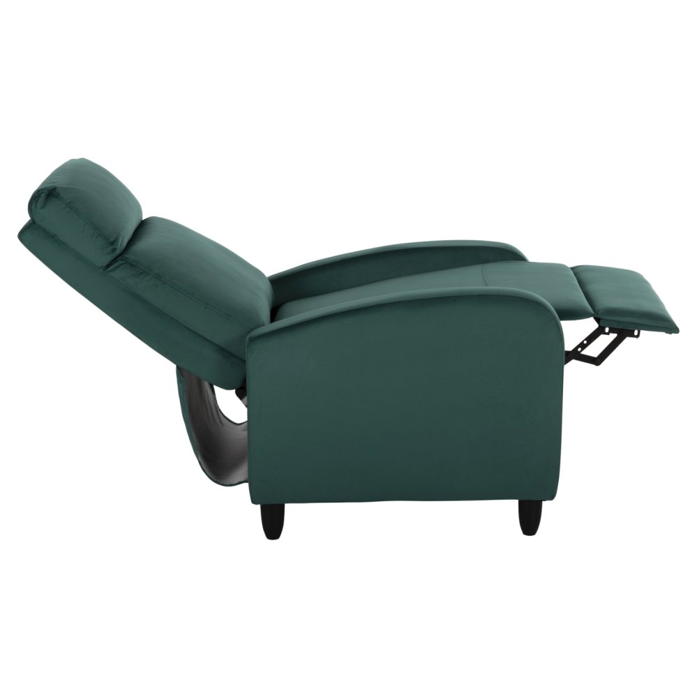 SESSEL RELAX GRÜN SAMT 67,5x90x104Hcm