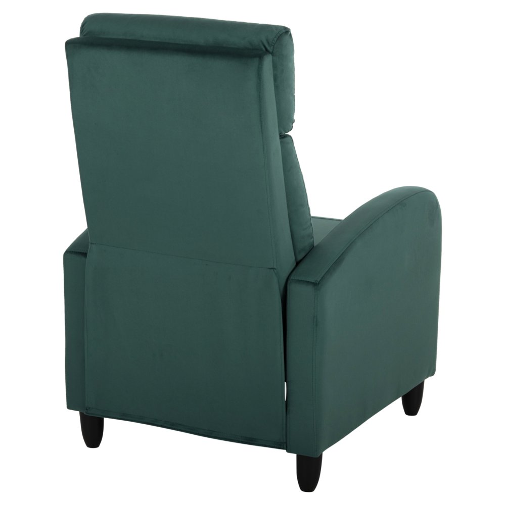 SESSEL RELAX GRÜN SAMT 67,5x90x104Hcm