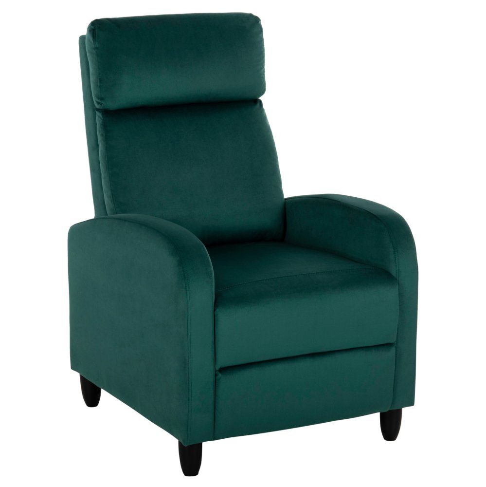 SESSEL RELAX GRÜN SAMT 67,5x90x104Hcm