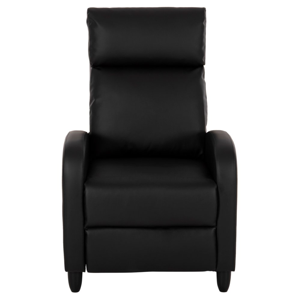 SESSEL RELAX PU IN SCHWARZ 67,5x90x104Hcm
